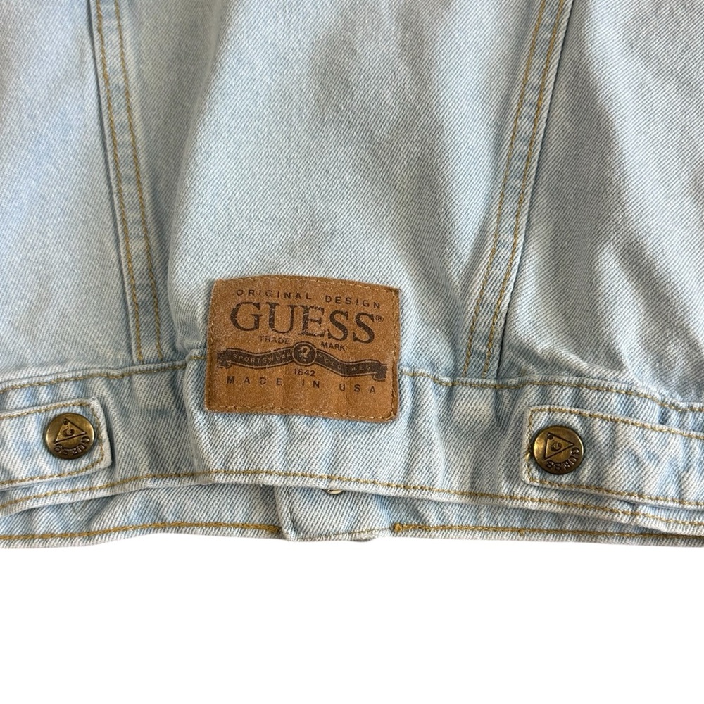 GUESS by Georges Marciano Kids Denim Jacket – Size 2Y–3Y (Made in USA) VINTAGE - Picture 7 of 8